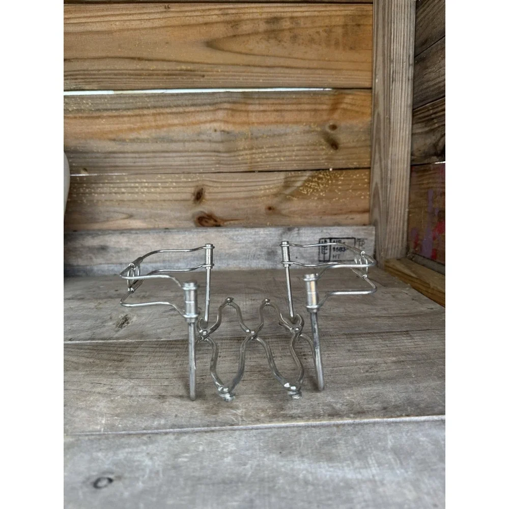 Vintage ROSTI Expandable Chrome Trivet Casserole Dish Holder - expands 8